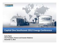 Capital One Southcoast 2012 Energy Conference