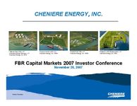 FBR Capital Markets 2007 Investor Conference