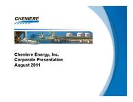 Corporate Presentation - August 2011
