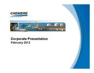 Corporate Presentation – February 2012
