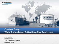 Wolfe Trahan & Co. Power & Gas Deep Dive Conference